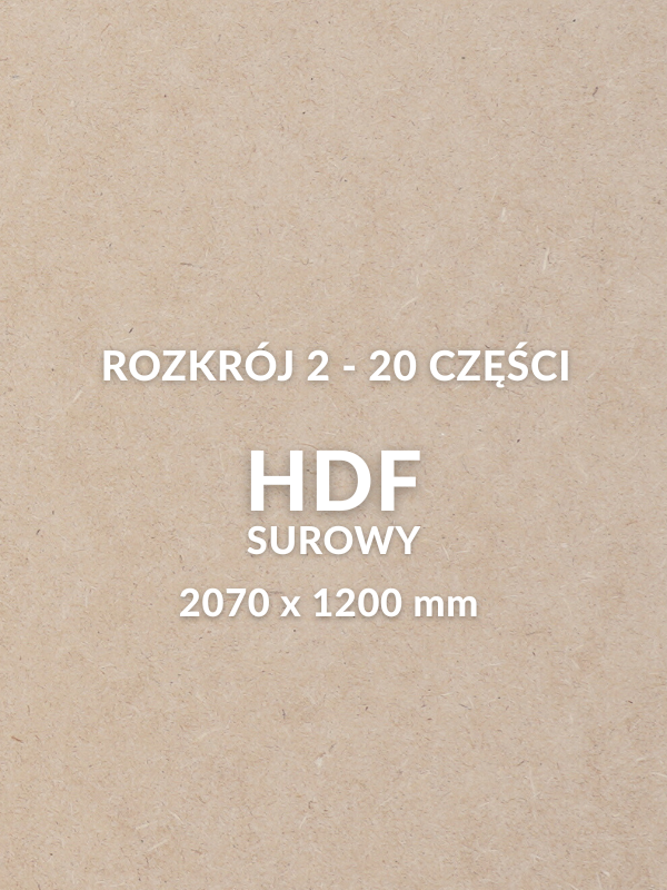 płyta HDF surowa cięta 2070x1200x3 mm do grawerowania i cięcia laserem