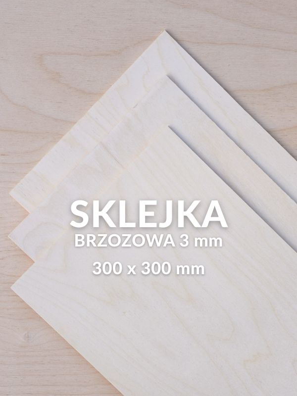 Sklejka brzozowa 300x300mm formatka