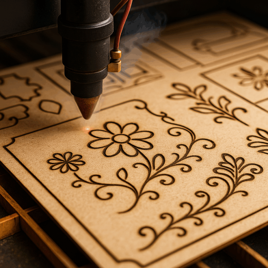 płyta HDF do cięcia laserem