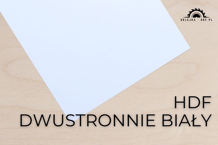 HDF DWUSTRONNIE BIAŁY