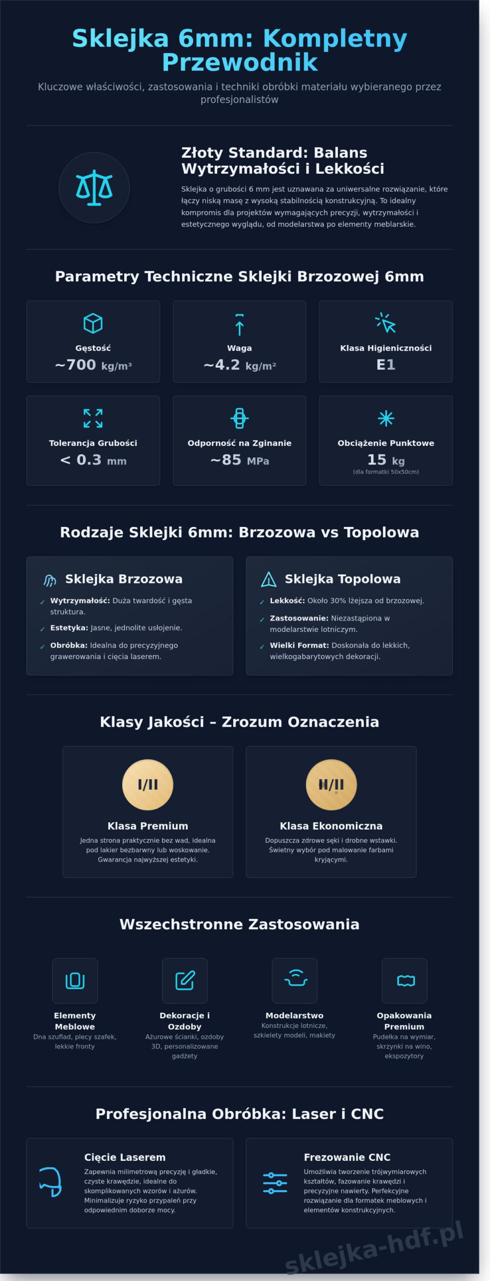 Sklejka 6mm: Właściwości, Zastosowania i Poradnik Wyboru (2026) - Infographic