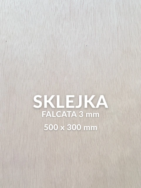 sklejka falcata 3mm 500x300mm
