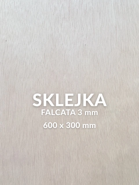 sklejka falcata 3mm 600x300mm