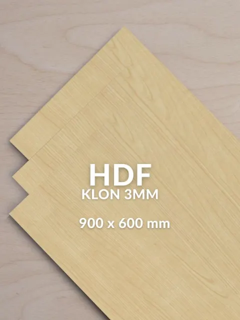 Płyta HDF 3mm 900x600 - 22 sztuki KLON [DARMOWA WYSYŁKA]